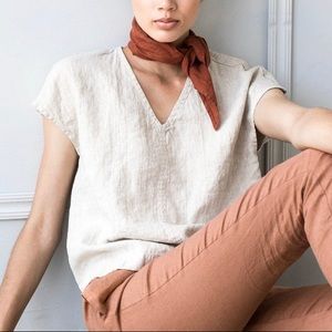 NotPerfectLinen Boxy Linen Top